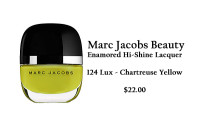 MARC JACOBS CHARTREUSE YELLOW
