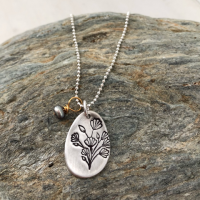 Beauty Within Pebble Necklace