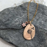 Make a Wish Pebble Necklace
