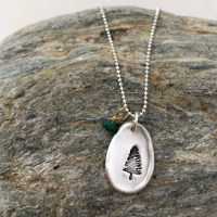Stand Tall Pebble Necklace