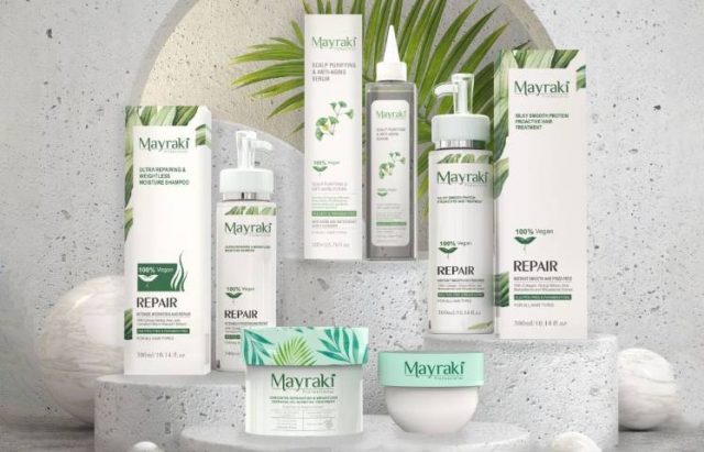 . Mayraki Professional, a 100 percent vegan hair care