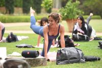 Baggallini Hosts A-List Yoga Class Taught by Brooke Burke at Her Malibu Estate