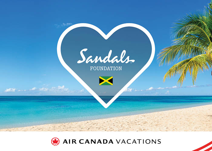 Making a Difference this Giving Tuesday: Air Canada Vacations Pledges Support to Sandals Foundation Hurricane Relief Mission